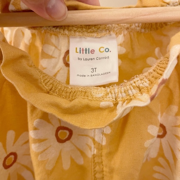 Little Co. Yellow Floral Top - Picture 2 of 2